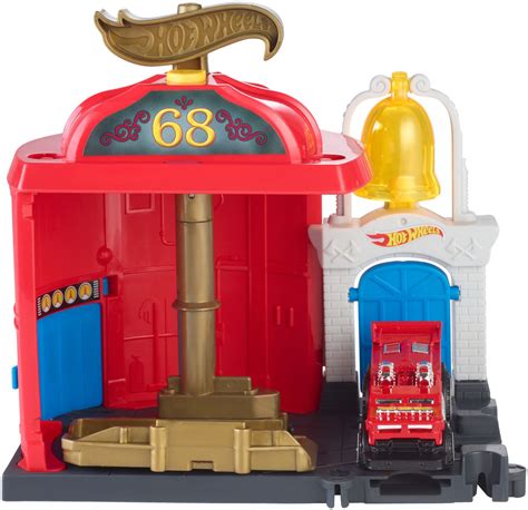 Hot Wheels City Downtown Fire Station Spinout Playset Walmart Canada