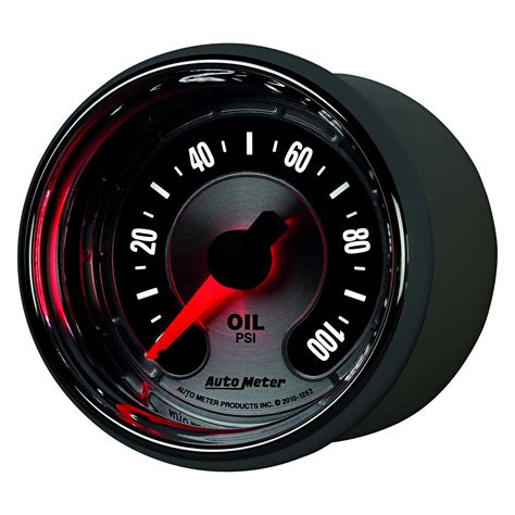 Auto Meter 1253 American Muscle Series 2 116 Oil Pressure Gauge 0