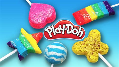 Diy Play Doh Learn Make 🌈 Rainbow Candy And Rainbow Sunglasses 🕶 Toy Soda