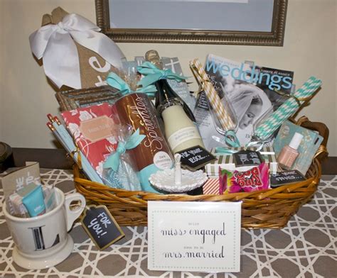 Engagement Gift Baskets Unique Engagement Gifts Personalized