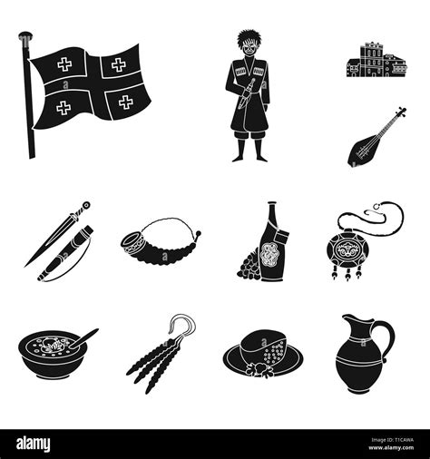 Vector Design Of Heritage And Originality Symbol Set Of Heritage And