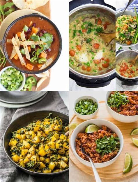 A Collage of Vegan Instant Pot Recipes | Vegan instant pot ...