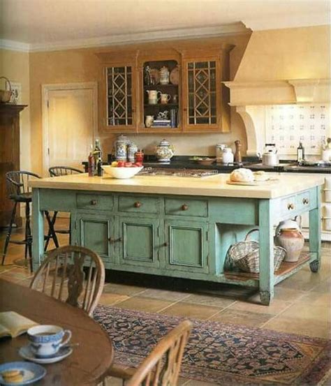 Vintage Farmhouse Kitchen Island Inspirations 1 Kitchen Tiles Design