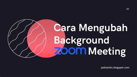 mengganti background zoom meeting  laptop  hp