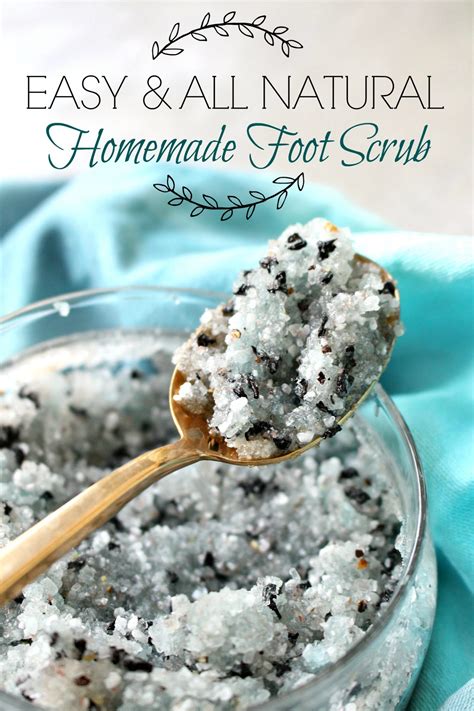 Easy And All Natural Diy Foot Scrub Dans Le Lakehouse