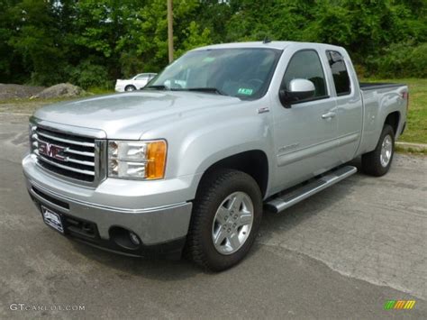 2012 Quicksilver Metallic Gmc Sierra 1500 Slt Z71 Extended Cab 4x4