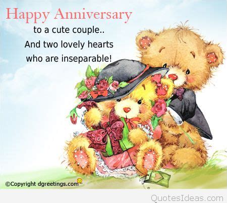 Make their anniversary day memorable and special. Cute Happy Anniversary wish e-card