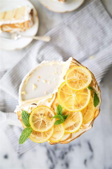 Lemon Meringue Cake The Little Epicurean Recipe Lemon Meringue Cake Candied Lemons