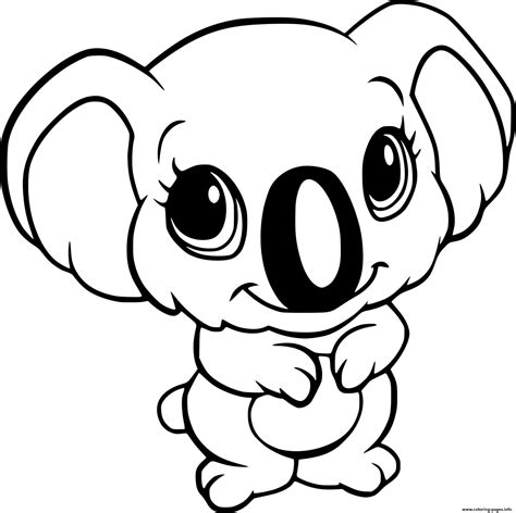 Koala Coloring Pages For Girls
