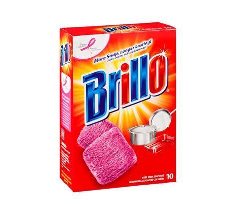 Brillo Steel Wool Soap Pads 10 Count Pack Of 12 Beauty