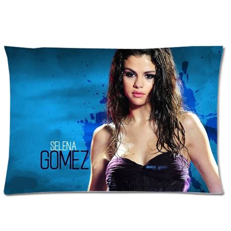 Customized Pillowcase Bedroom Art Pillow Slip Living Room Selena Gomez Pillow Cover Bedding