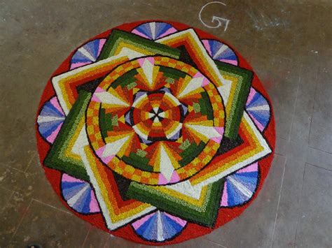 In this application number of new and awesome rangoli category wise. Pin by Maha Lakshmi on maha | Rangoli colours, Pookalam ...