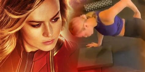 Check Out The Training Video Shared By Brie Larson For Captain Marvel 2 The Ubj United