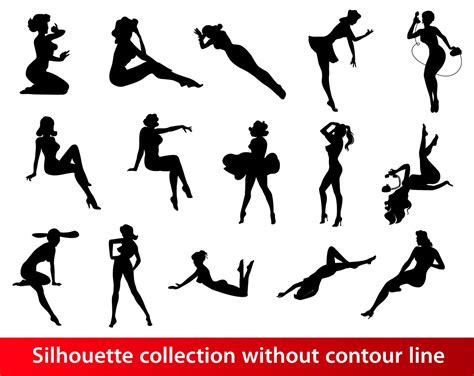 Pin Up Girl Svg Silhouette Cricut Silhouette Png Fille Etsy France