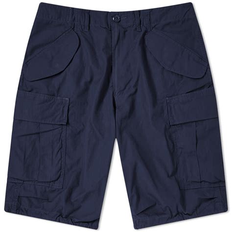 Beams Plus Military Cargo Shorts Navy End