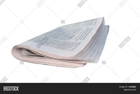 Newspaper Folded Image And Photo Free Trial Bigstock