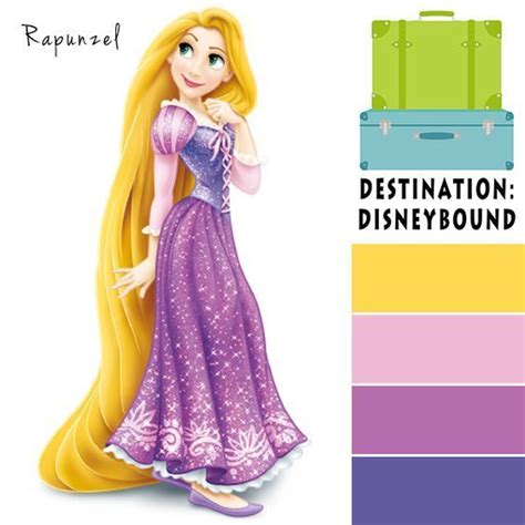 Rapunzel Colour Palette Disney Princess Colors Disney Colors