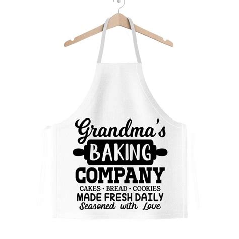 Grandma Apron Grandma Baking Company Perfect Kitchen T Etsy