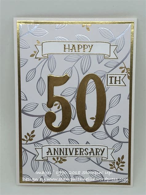 50th Anniversary Card 50th Anniversary Cards Anniversary Cards