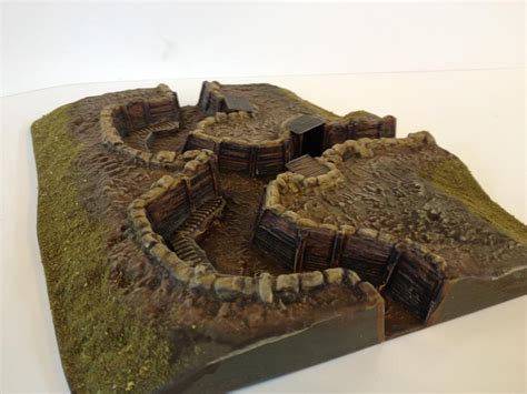 British Trench With 2 Firing Bays And Rear Comms Trench Link Ewm