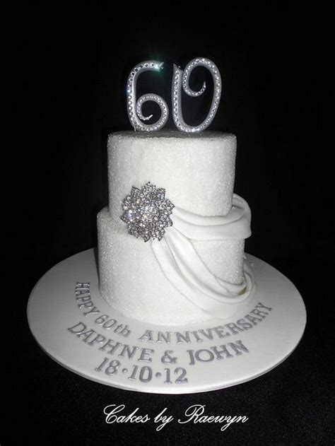 diamond wedding anniversary cake cake by raewyn read cakesdecor