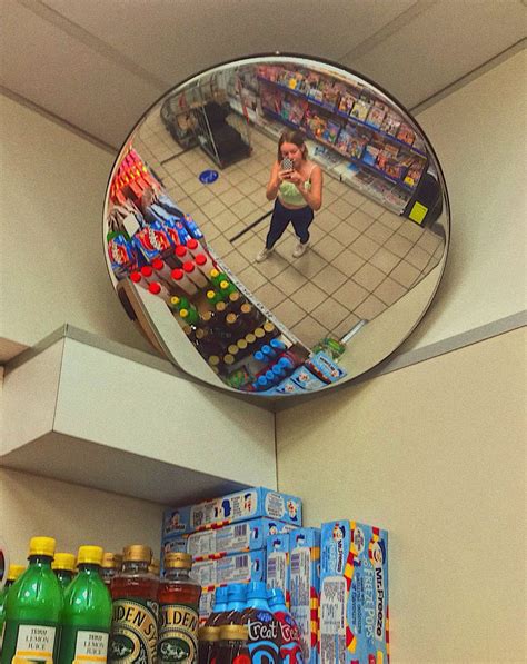 Supermarket Mirror Selfie Mirror Selfie Mirror Supermarket