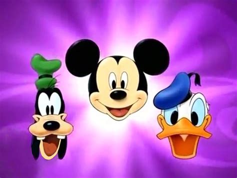 Mickey Mouse Gang Minnie Donald Goofy Pluto Disney Va