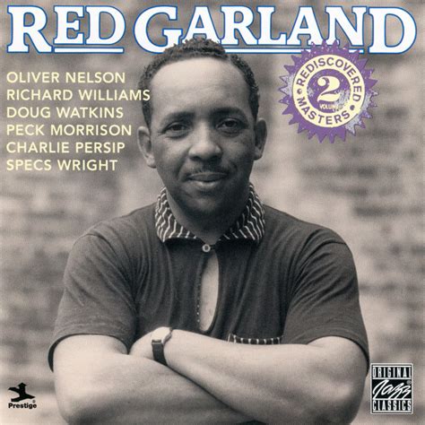 Red Garland Rediscovered Masters Volume 2 1992 Cd