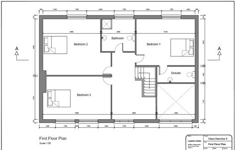 20 Autocad 2d House Plan Exercises Top Inspiration