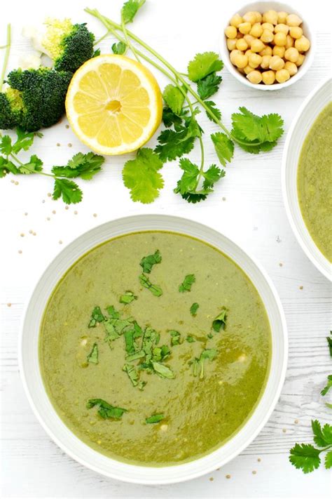 Warming Broccoli And Spinach Soup Vegan Uk