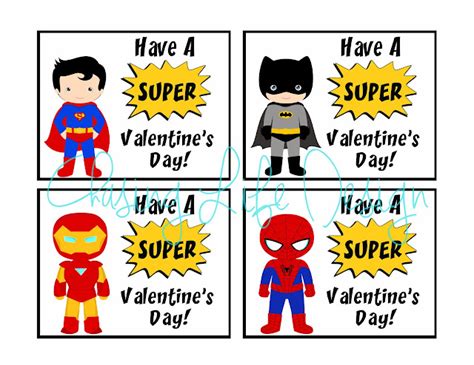 Free Valentines Day Card Printables Mustaches And Super Heroes World
