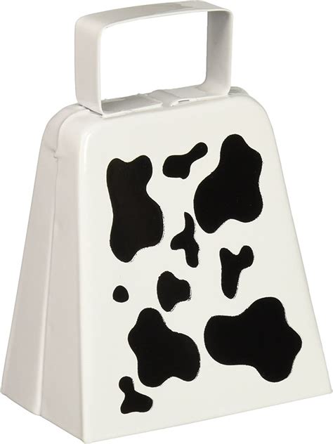 Beistle 60946 Cow Print Cowbell 4 Inch Musical Instruments