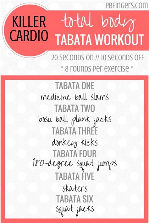 This way, you'll get into a routine and start to. Total Body Workout for Arms, Legs and Abs (with Cardio)