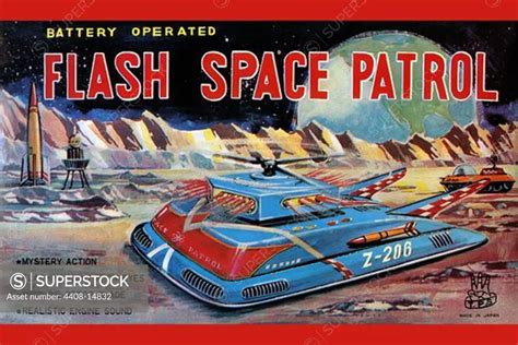 Flash Space Patrol Robots Ray Guns And Rocket Ships Superstock