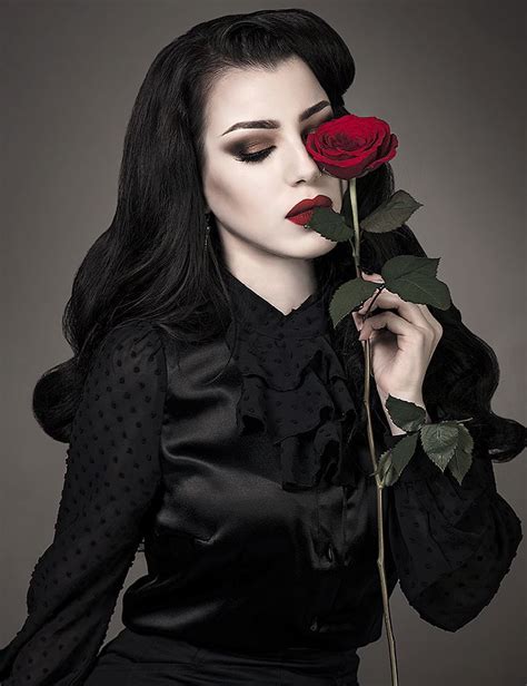 Lady Rose Girl Goth Picture Photography Gothic Fashion