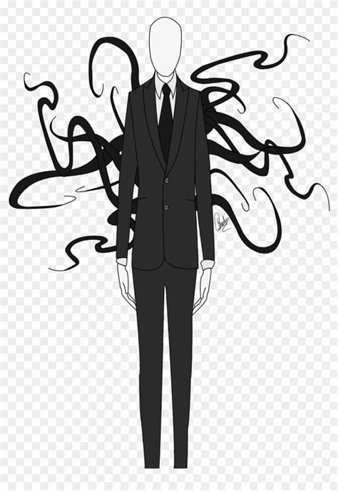Slender Man Drawing Easy Slenderman Sketch By Thechiefassassin On