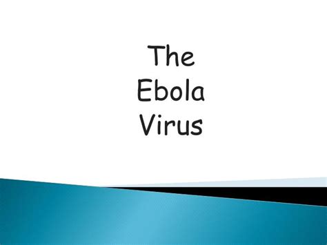 Ppt The Ebola Virus Powerpoint Presentation Free Download Id3273867