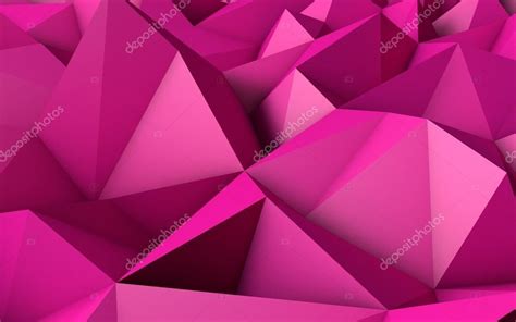 Abstract Pink Low Poly 3d Background — Stock Photo © Lukasflekal 45781541