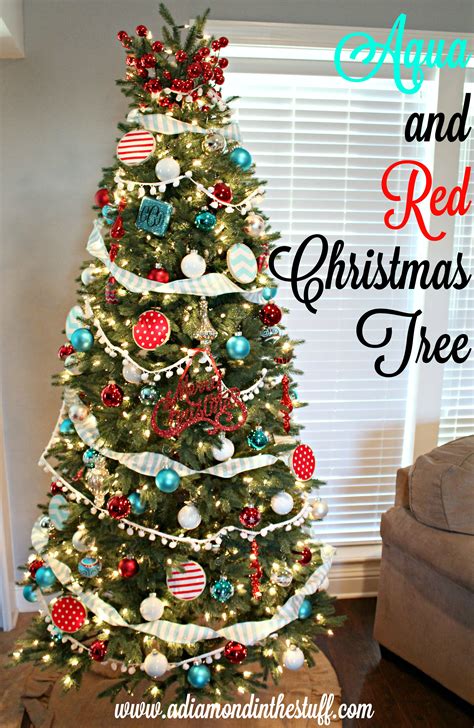 Freepik.com has amazing christmas themed pictures. Aqua and Red Christmas Tree