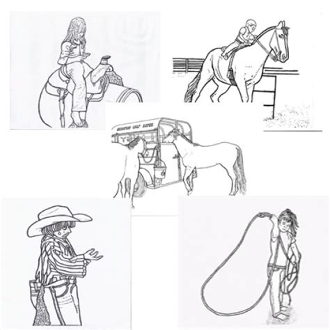 Cowboy coloring pages free printable kids dallas cowboys book. Rodeo Coloring Pages - Free Printables Cowboys And ...