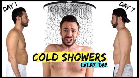 Guy Tries 🚿cold Showers Every Day For Weight Loss ⏰ 7 Day Challenge Body Transformation Youtube