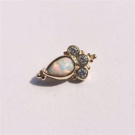 This Yellow Gold Opal Sarai Pear By Bvla Is Making Its Way To The Top
