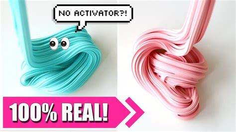 How To Make Slime Without Activator 2 Ingredients Only No Borax