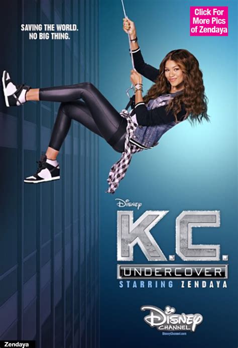 Zendaya On ‘kc Undercover First Poster Of New Disney Show Revealed