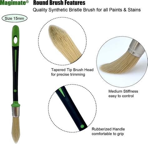 Buy Magimate Small Paint Brush For Touch Up Trim Stain Brush For Sash