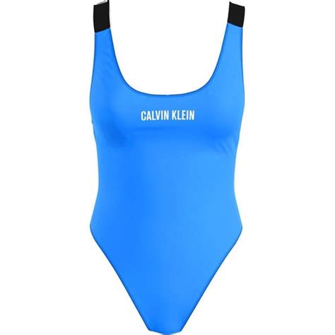 Calvin Klein Scoop Back One Piece Swimsuit Scoop Neck Swimsuits