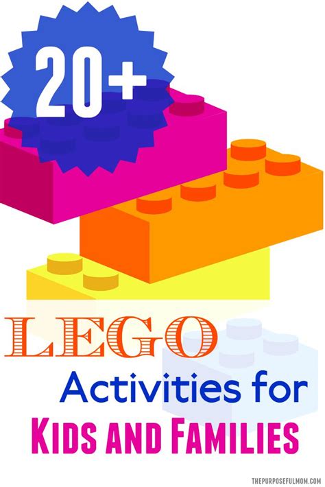 20 Lego Activities For Kids And Parents Too The
