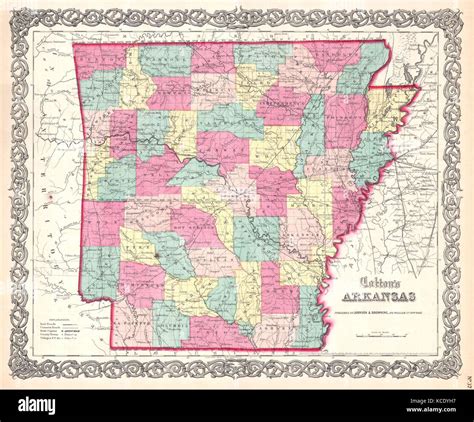 Mappa Arkansas Hi Res Stock Photography And Images Alamy