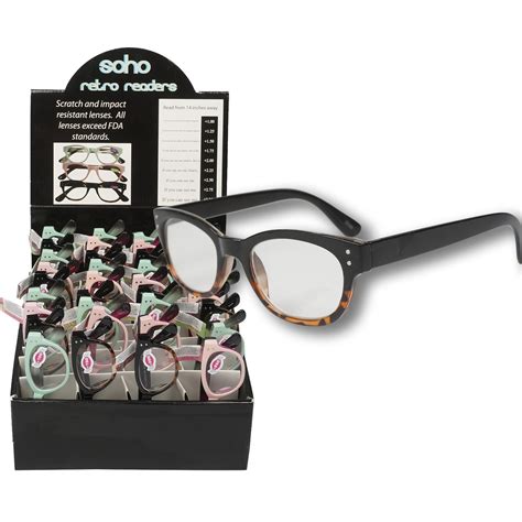 Wholesale Retro Reading Glasses Assortment 3 Colors Dollardays