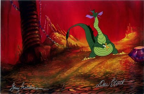 Don Bluth Autographed 1983 Dragons Lair Original